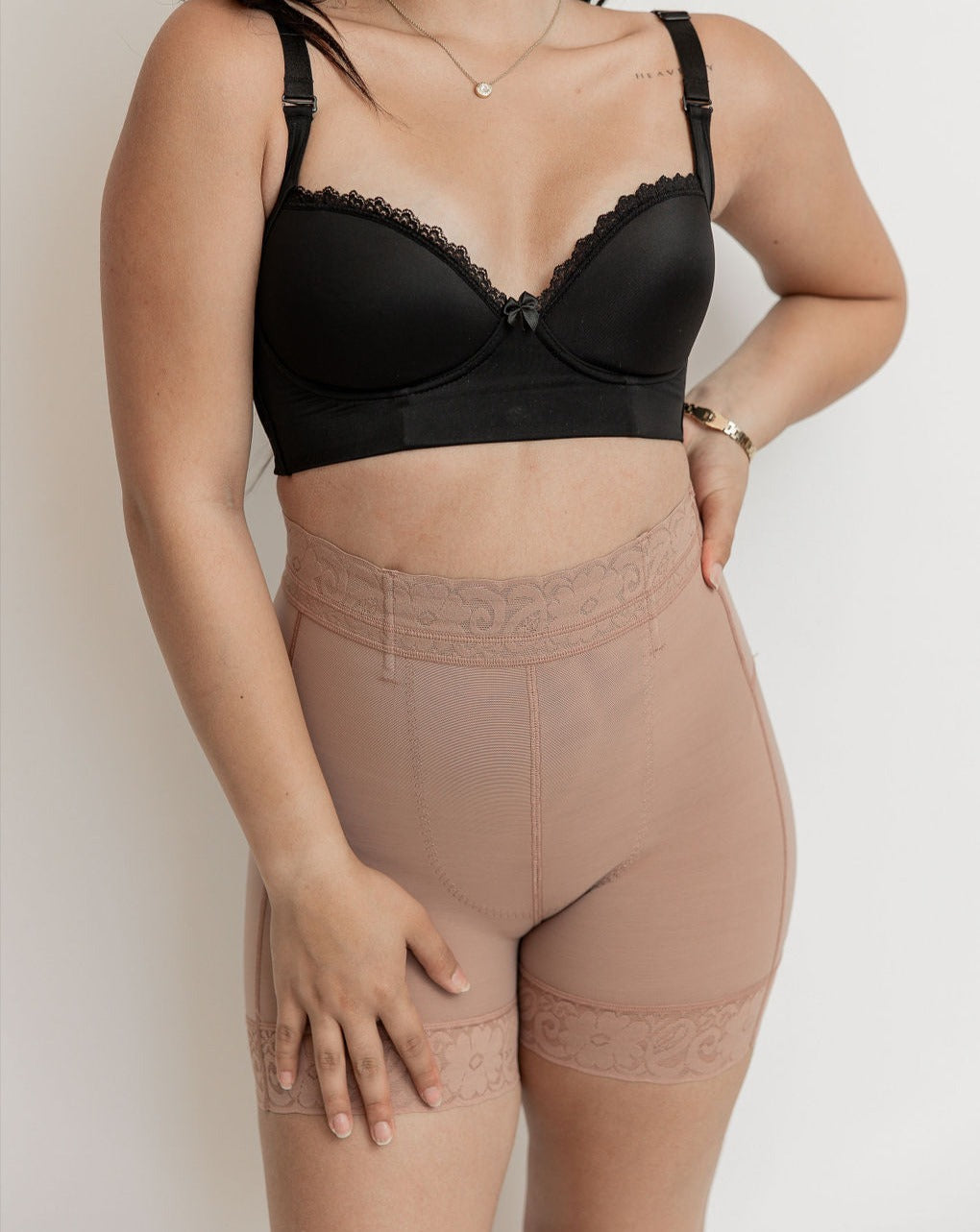 Kendra Seamless Short Faja - Rose Brown