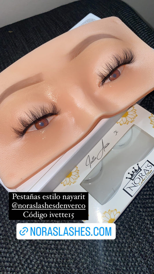 Pestañas estilo Nayarit