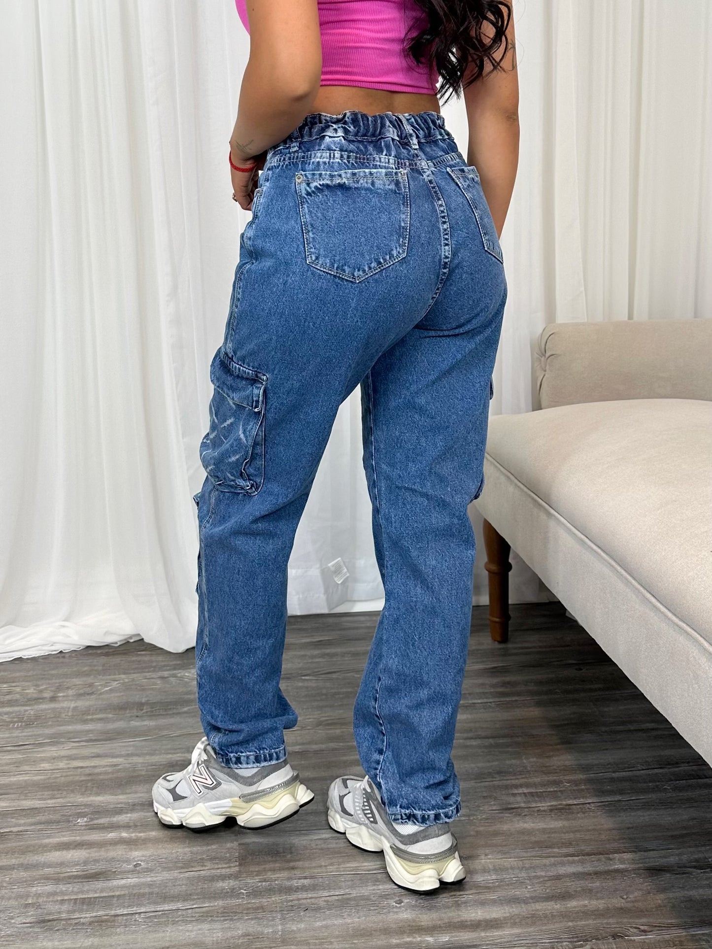 SAMANTHA  CARGO JEANS COLOMBIANOS